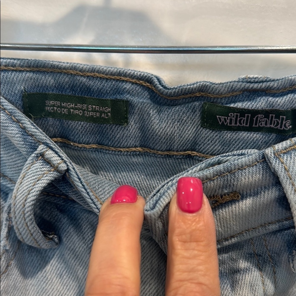 Wild Fable Super High RiseJeans - Picture 2 of 6